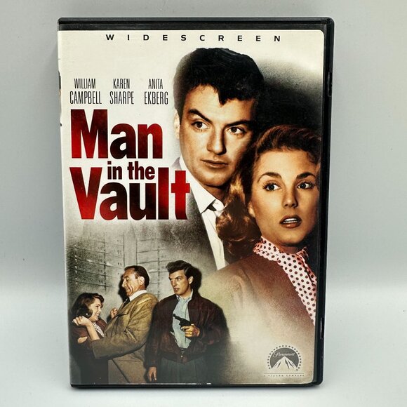Man In The Vault DVD 1956 William Campbell Karen Sharpe Drama Widescreen NR - Picture 1 of 3
